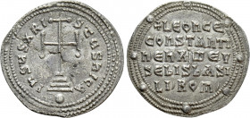 LEO VI the WISE with CONSTANTINE VII (886-912). Miliaresion. Constantinople