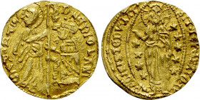 CRUSADERS. Chios. Maona. Filippo Maria Visconti (Duke of Milan, 1421-1436). GOLD Ducat. Imitating Venice