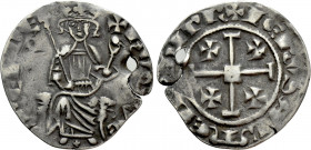 CRUSADERS. Cyprus. Hugh IV (1324-1359). Gros. Nicosia