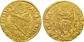 ITALY. Papal States. Paolo II (1464-1471). GOLD Ducato papale. Rome