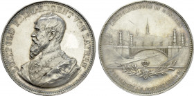 GERMANY. Munich. Luitpold (Prince Regent, 1886-1912). Silver Medal (1891)