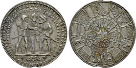 SWITZERLAND. Zürich. Silver Medal – 'Bundestaler'. The Founding of the Schweizerische Eidgenossenschaft (Swiss Confederation)