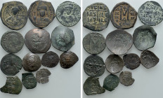 13 Byzantine Coins
