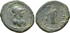 CARIA. Apollonia Salbace. Pseudo-autonomous. Time of Trajan (98-117). Ae. Papias Kallippos, magistrate