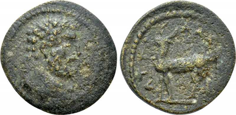 LYDIA. Attalea. Pseudo-autonomous (2nd-3rd century AD). Ae. 

Obv: Bare head o...