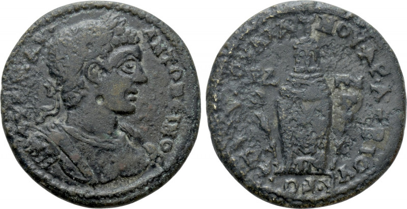LYDIA. Gordus Julia. Elagabalus (218-222). Ae. 

Obv: AV K M AV ANTΩNЄINOC. 
...