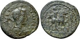 LYDIA. Mostene. Gallienus (253-268). Ae. Aurelius Zeuxis Plutiades, magistrate