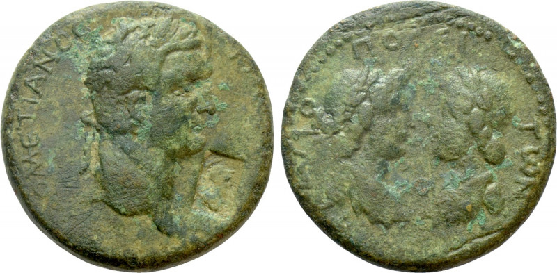 CILICIA. Flaviopolis. Domitian (81-96). Ae. Dated CY 17 (89/90). 

Obv: ΔΟΜΕΤΙ...