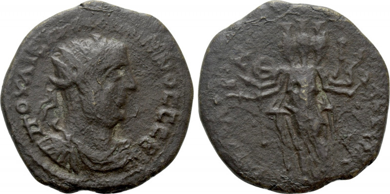 GALATIA. Ancyra. Gallienus (253-268). Ae. 

Obv: ΠOY ΛI EΓ ΓAΛΛIHNOC CEB. 
Ra...