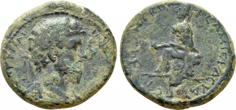 COMMAGENE. Samosata. Marcus Aurelius (161-180). Ae. 

Obv: ΑΥ Κ Μ ΑΥΡ ΑΝTωΝЄΙΝ...