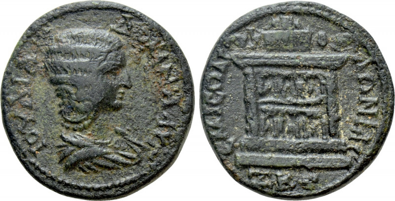SELEUCIS & PIERIA. Emesa. Julia Domna (Augusta, 193-217). Ae. Dated CY 527 (215/...