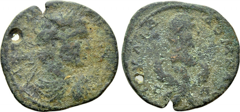 SELEUCIS & PIERIA. Gabala(?). Caracalla with Julia Domna (198-217). Ae. 

Obv:...