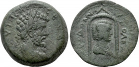 SELEUCIS & PIERIA. Laodicea ad Mare. Septimius Severus, with Julia Domna (193-211). Ae