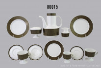 Konv. Rosenthal Porzellan, 19 Teile eines Kaffee-Services, Serie Composition, Design Tapio Wirkkala, dabei 1 Kaffeekanne mit Deckel, 5 Kaffeetassen, 2...