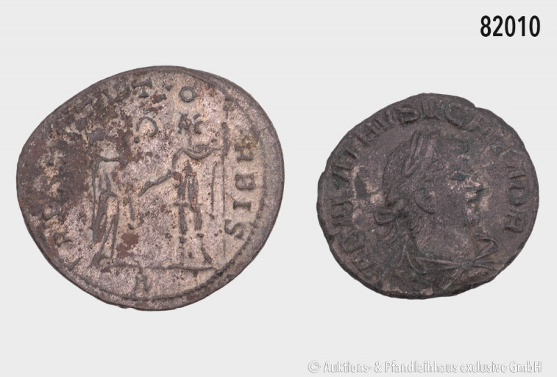 Römische Kaiserzeit, Aurelian (270-275), Konv. Antoninian, Rs. RESTITVT ORBIS, u...