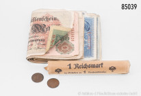 Deutsches Reich (Kaiserreich, Weimarer Republik und Drittes Reich), 1 original Rolle der Gemeinde-Sparkasse Schifferstadt "1 Reichsmark in Stücken zu ...