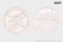Bundesrepublik Deutschland, 5 DM 1952 D, Germanisches Nationalmuseum Nürnberg. 11,07 g; 29 mm. AKS 210; Jaeger 388, sehr schön