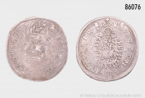 RDR, Haus Habsburg, Leopold I. (1657-1705), 15 Kreuzer 1678, 6,09 g, 30 mm, Herinek 1049, sehr schön