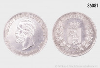 Norwegen, unter schwedischer Regierung 1814-1905, 2 Kronen 1900, 14,99 g, 31 mm, winzige Randfehler, kleine Kratzer, vorzüglich