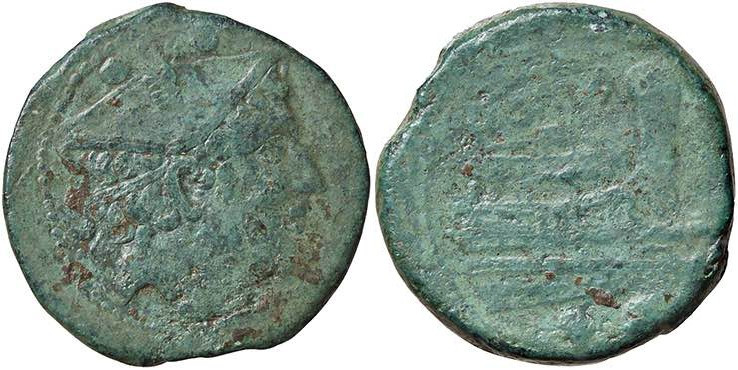 ROMANE REPUBBLICANE - ANONIME - Monete semilibrali (217-215 a.C.) - Sestante Cr....