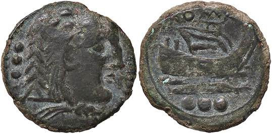 ROMANE REPUBBLICANE - ANONIME - Monete senza simboli (dopo 211 a.C.) - Quadrante...