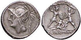 ROMANE REPUBBLICANE - MINUCIA - Q. Minucius Thermus M. f. (103 a.C.) - Denario B. 19; Cr. 319/1 (AG g. 3,98)
qSPL