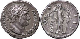 ROMANE IMPERIALI - Adriano (117-138) - Denario C. 358; RIC 182 (AG g. 2,89)
BB+/BB