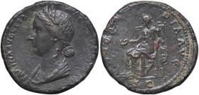 ROMANE IMPERIALI - Sabina (moglie di Adriano) - Asse C. 19 (AE g. 9,36)
BB+