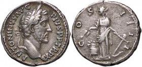 ROMANE IMPERIALI - Antonino Pio (138-161) - Denario C. 283; RIC 162 (AG g. 3,48)
BB+