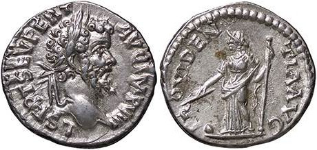 ROMANE IMPERIALI - Settimio Severo (193-211) - Denario C. 592; RIC 92a (AG g. 3,...