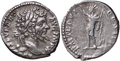 ROMANE IMPERIALI - Settimio Severo (193-211) - Denario C. 449 (AG g. 3,07)
BB+/...