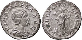 ROMANE IMPERIALI - Giulia Maesa (ava di Elagabalo) - Denario C. 45; RIC 272 (AG g. 2,98)
BB+