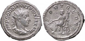 ROMANE IMPERIALI - Gordiano III (238-244) - Antoniniano C. 94; RIC 143 (AG g. 4,03)
qSPL/SPL