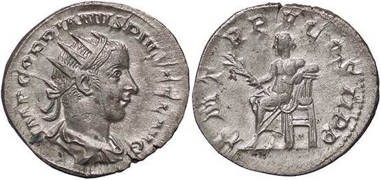 ROMANE IMPERIALI - Gordiano III (238-244) - Antoniniano C. 272; RIC 90 (AG g. 3,...