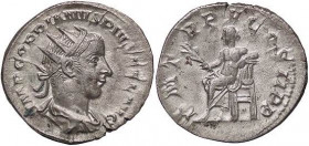 ROMANE IMPERIALI - Gordiano III (238-244) - Antoniniano C. 272; RIC 90 (AG g. 3,77)
BB-SPL