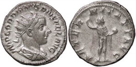 ROMANE IMPERIALI - Gordiano III (238-244) - Antoniniano C. 41; RIC 83 (AG g. 4,22)
BB+/BB