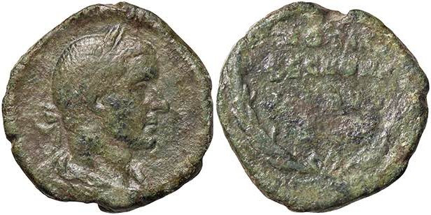 ROMANE IMPERIALI - Volusiano (251-253) - Sesterzio C. 140; RIC 264 (AE g. 11,26)...