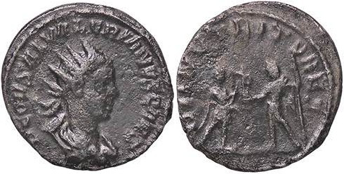 ROMANE IMPERIALI - Salonino (260) - Antoniniano C. 21 (20 Fr.) (MI g. 3,63)
BB/...