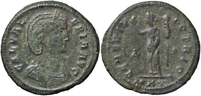 ROMANE IMPERIALI - Galeria Valeria (moglie di Galerio) - Follis (Cizico) C. 7 (M...