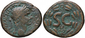 ROMANE PROVINCIALI - Traiano (98-117) - AE 23 (Cyrrhestica-Siria) BMC 5; Sear 1073 (AE g. 15,48)
qBB/BB