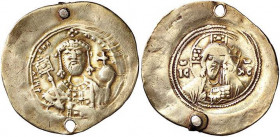 BIZANTINE - Michele VII (1071-1078) - Histamenon Ratto 2032; Sear 1868 (AU g. 4,08) Da montatura
Da montatura
MB