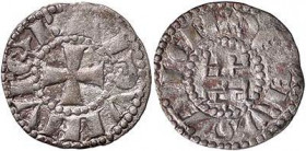 LE CROCIATE - GERUSALEMME - Baldovino III (1143-1163) - Denaro R (MI g. 0,8)
qBB