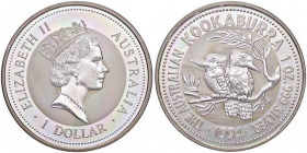 ESTERE - AUSTRALIA - Elisabetta II (1952) - Dollaro 1994 - Kookaburra Kr. 212.1 AG
FS