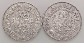 ESTERE - AUSTRIA - Francesco Giuseppe (1848-1916) - 5 Corone 1907 Kr. 2807 AG Assieme a esemplare con il millesimo 1900 - Lotto di 2 monete
Assieme a...