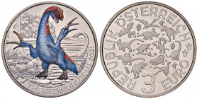 ESTERE - AUSTRIA - Seconda Repubblica (1945) - 3 Euro 2021 - Therizinosaurus NI
FDC