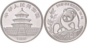 ESTERE - CINA - Repubblica Popolare Cinese (1912) - 10 Yuan 1990 - Panda Kr. 280 AG
FS