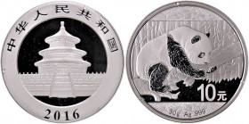 ESTERE - CINA - Repubblica Popolare Cinese (1912) - 10 Yuan 2016 - Panda AG
FS