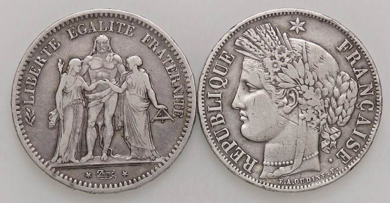 ESTERE - FRANCIA - Seconda Repubblica (1848-1852) - 5 Franchi 1849 A Kr. 761.1/7...