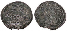 ZECCHE ITALIANE - ANCONA - Clemente VII (1523-1534) - Quattrino CNI 50; Munt. 100 RRR (MI g. 0,55)
qBB
