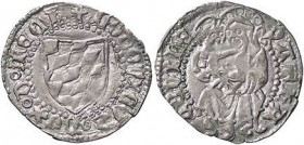 ZECCHE ITALIANE - AQUILEIA - Ludovico II di Teck (1412-1420) - Soldo da 12 bagattini Ber. 69; Biaggi 193 (AG g. 0,72)
BB+